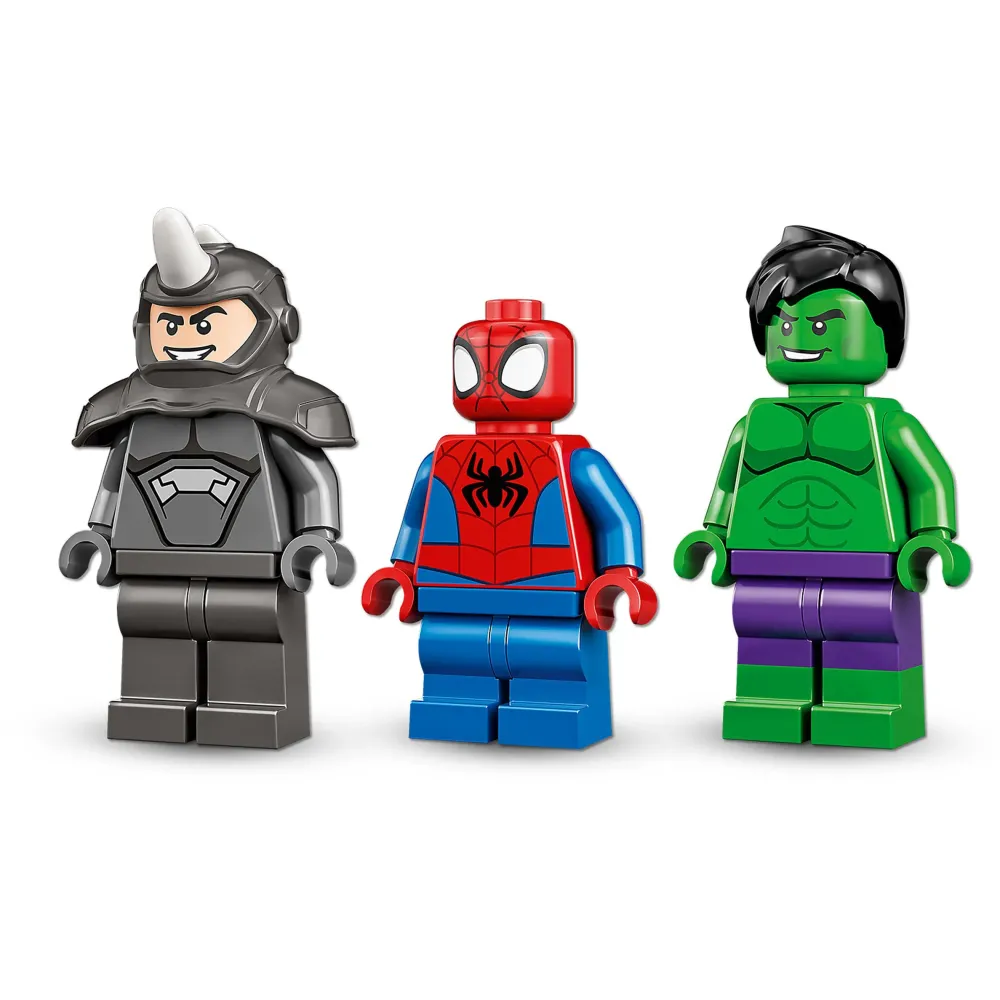 Marvel Spidey E I Suoi Fantastici Amici Resa Dei Conti Tra Hulk E Rhino, Monster Truck, Giocattolo Per Bambini 4+, 10782 Mattoncini