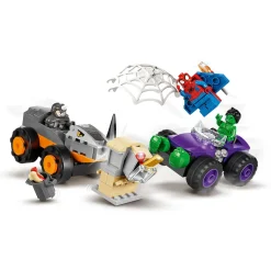 Marvel Spidey E I Suoi Fantastici Amici Resa Dei Conti Tra Hulk E Rhino, Monster Truck, Giocattolo Per Bambini 4+, 10782 Mattoncini