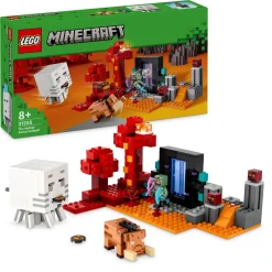 Online Lego 21255 Agguato Nel Portale Del Nether, Gioco Per Bambini Di 8+ Anni, Set Con Scene Di Battaglia E Personaggi Mattoncini