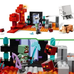Online Lego 21255 Agguato Nel Portale Del Nether, Gioco Per Bambini Di 8+ Anni, Set Con Scene Di Battaglia E Personaggi Mattoncini
