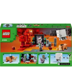 Online Lego 21255 Agguato Nel Portale Del Nether, Gioco Per Bambini Di 8+ Anni, Set Con Scene Di Battaglia E Personaggi Mattoncini