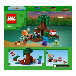 Lego 21240 Avventura Nella Palude, Modellino Da Costruire Con Personaggi Di Alex E Zombie, Giochi Per Bambini Mattoncini