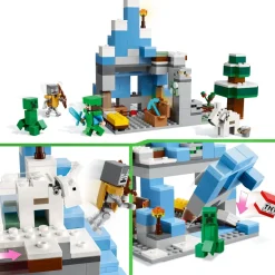 Clearance Lego 21243 I Picchi Ghiacciati, Modellino Da Costruire Con Caverna E Personaggi Steve, Creeper E Capra, Idee Regalo Mattoncini