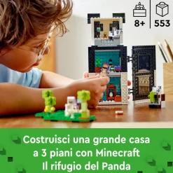 Discount Lego 21245 Il Rifugio Del Panda, Modellino Da Costruire Di Casa Giocattolo, Giochi Per Bambini, Idea Regalo Mattoncini