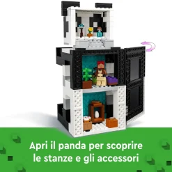 Discount Lego 21245 Il Rifugio Del Panda, Modellino Da Costruire Di Casa Giocattolo, Giochi Per Bambini, Idea Regalo Mattoncini