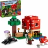 Clearance Minecraft La Casa Dei Funghi, Giocattoli Per Bambini Di 8+ Anni, Idea Regalo Con Il Personaggio Di Alex, 21179 Mattoncini