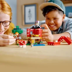 Clearance Minecraft La Casa Dei Funghi, Giocattoli Per Bambini Di 8+ Anni, Idea Regalo Con Il Personaggio Di Alex, 21179 Mattoncini