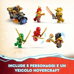 Discount 71793 Dragone Di Lava Transformer Heatwave, Serie Dragons Rising Con Drago Giocattolo E Minifigure, Giochi Ninja Mattoncini