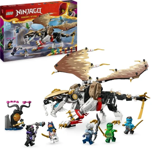 Best 71809 Egalt Il Drago Maestro, Giocattolo Con Action Figure Snodabile, Giochi Per Bambini Di 8+ Con 5 Minifigure Mattoncini