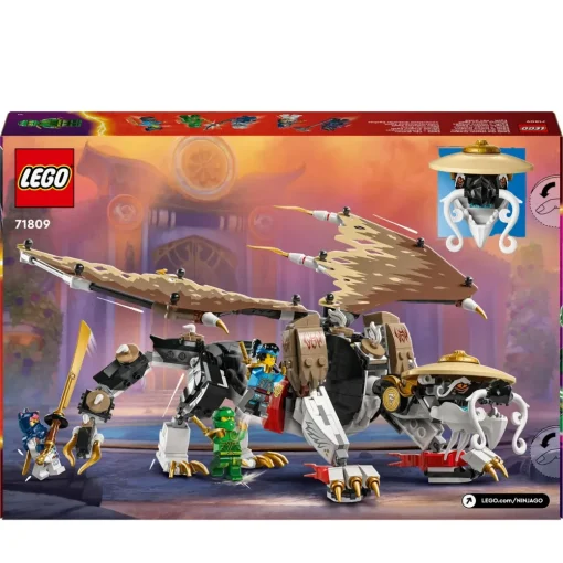 Best 71809 Egalt Il Drago Maestro, Giocattolo Con Action Figure Snodabile, Giochi Per Bambini Di 8+ Con 5 Minifigure Mattoncini