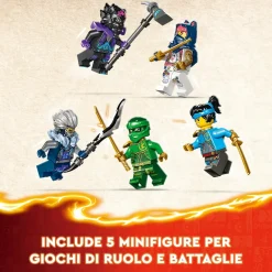 Best 71809 Egalt Il Drago Maestro, Giocattolo Con Action Figure Snodabile, Giochi Per Bambini Di 8+ Con 5 Minifigure Mattoncini