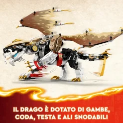 Best 71809 Egalt Il Drago Maestro, Giocattolo Con Action Figure Snodabile, Giochi Per Bambini Di 8+ Con 5 Minifigure Mattoncini