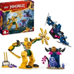 Discount 71804 Mech Da Battaglia Di Arin, Giochi Per Bambini 4+, Action Figure Giocattolo Da Costruire Con Starter Brick Mattoncini
