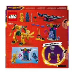 Discount 71804 Mech Da Battaglia Di Arin, Giochi Per Bambini 4+, Action Figure Giocattolo Da Costruire Con Starter Brick Mattoncini