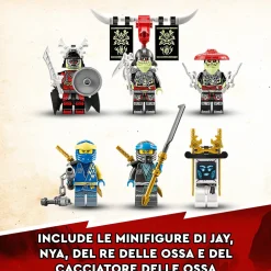 Hot 71785 Mech Titano Di Jay, Set 2023 Con Action Figure, Gioco Da Battaglia Per Bambini Con 5 Minifigure E Carro Mattoncini