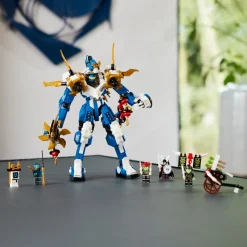 Hot 71785 Mech Titano Di Jay, Set 2023 Con Action Figure, Gioco Da Battaglia Per Bambini Con 5 Minifigure E Carro Mattoncini