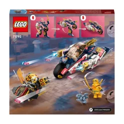 Discount 71792 Moto-Mech Transformer Di Sora, Set Giochi 2In1 Con Action Figure Mech Trasformabile In Moto Giocattolo Mattoncini