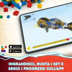 Discount 71792 Moto-Mech Transformer Di Sora, Set Giochi 2In1 Con Action Figure Mech Trasformabile In Moto Giocattolo Mattoncini