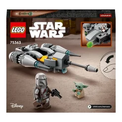 75363 Starfighter N-1 Del Mandaloriano Microfighter, Gioco Da Costruire Con Grogu Baby Yoda, Regali Bambini 6+ Mattoncini