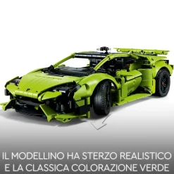 Hot 42161 Lamborghini Huracan Tecnica, Modellino Di Auto Da Costruire, Macchina Giocattolo Per Bambini Mattoncini
