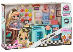 Best Surprise Omg To-Go Diner Playset Con Oltre 45 Sorprese E Bambola Inclusa Fashion Dolls