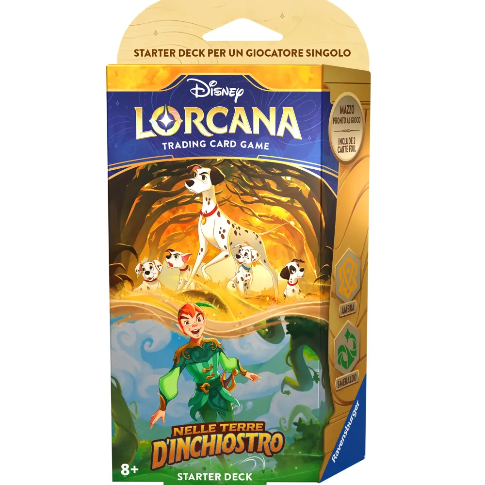 Sale Disney Starter Deck Ambra & Smeraldo Nelle Terre D'Inchiostro Ravensburger Giochi Di Carte
