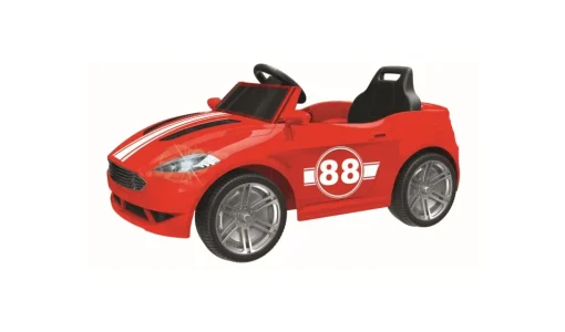 Macchina Elettrica 6V Telecomandata Per Bambini Con Luci, Suoni Realistici E Velocita Massima Di 3 Km/H Caricabatteria Incluso Disponibile In Due Varianti Cavalcabili Elettrici