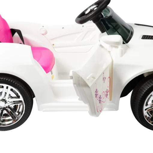Macchina Elettrica 6V Telecomandata Per Bambini Con Luci, Suoni Realistici E Velocita Massima Di 3 Km/H Caricabatteria Incluso Disponibile In Due Varianti Cavalcabili Elettrici