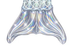 Online Materassino Fashion Coda A Sirena Iridescente Cm. 193 101 Gonfiabili Per Bambini