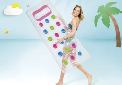 Hot Materassino Trasparente Cm 188 71 I.12 Gonfiabili Per Bambini