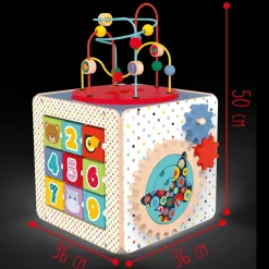 Hot Maxi Cubo Multi-Attivita' Giochi Educativi In Legno