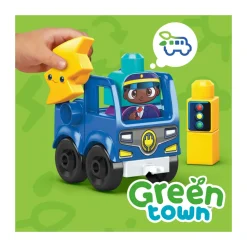 Green Town Bus Ecologico Amici Bio, Set Da Costruzione Con 36 Blocchi, Giocattolo Per Bambini 1+ Anni, Hdx90 Costruzioni Bambini