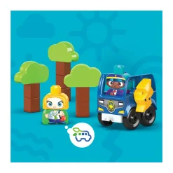 Green Town Bus Ecologico Amici Bio, Set Da Costruzione Con 36 Blocchi, Giocattolo Per Bambini 1+ Anni, Hdx90 Costruzioni Bambini