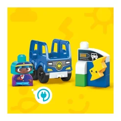 Green Town Bus Ecologico Amici Bio, Set Da Costruzione Con 36 Blocchi, Giocattolo Per Bambini 1+ Anni, Hdx90 Costruzioni Bambini