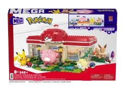 Hot Mega Pokemon Centro Pokemon, Set Da Costruire Con 648 Pezzi E Sistema Mattoncino Movimento, Include Pikachu, Chansey, Evee E Togepi, 8+ Anni, Hnt93 Costruzioni Bambini