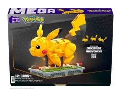 New Mega Pokemon Kinetic Pikachu, Set Da Costruzione Da 1095 Pezzi, Personaggio Meccanizzato Con Percorso Roccioso Animato, Da Collezione, 12+ Anni, Hgc23 Set Costruzioni