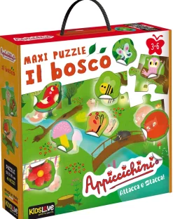 Discount Mega Puzzle Appiccichini Il Bosco Puzzle Per Bambini