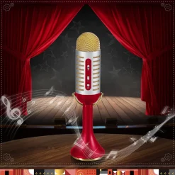 Hot Microfono Musicale Bluetooth Vintage Giochi E Strumenti Musicali