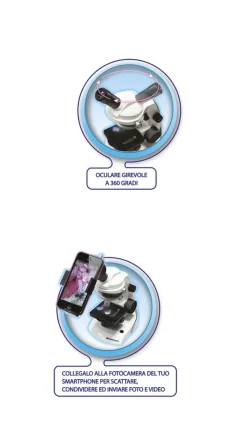 Hot Microscopio Digitale Hd 360° Giochi Scientifici