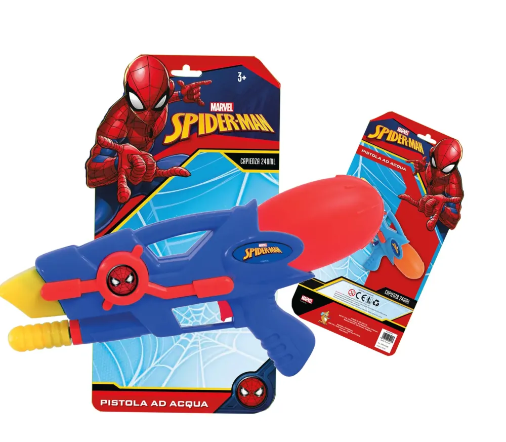 Hot Mitraglietta Spara Acqua Personalizzata Spiderman Da 29 Cm Pistole Ad Acqua