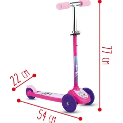 New Monopattino 3 Ruote Twist &Roll Disponibile In Rosa E Blu Monopattini