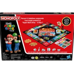 Sale The Super Mario Bros. Movie Edition, Gioco Da Tavolo Per Bambini E Bambine, Contiene La Pedina Di Bowser, Giochi Per Famiglie Giochi In Scatola Per Famiglia