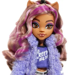 Online Clawdeen Wolf Creepover Party, Bambola Con Outfit Dettagliato E Accessori Per Il Pigiama Party, Cucciolo Crescent Incluso Fashion Dolls