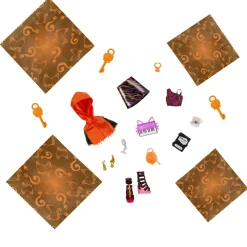 Clearance Segreti Da Brivido Neon Frights Toralei Stripe, Playset Con Bambola, Abiti E Armadietto Per I Look Fashion Dolls