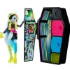 New Segreti Da Brivido Neon Frights Frankie Stein, Playset Con Bambola, Abiti E Armadietto Per I Look Fashion Dolls