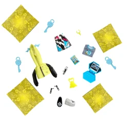 New Segreti Da Brivido Neon Frights Frankie Stein, Playset Con Bambola, Abiti E Armadietto Per I Look Fashion Dolls