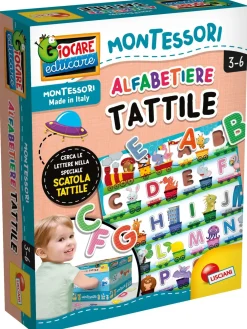 Outlet Montessori Alfabetiere Tattile Primi Apprendimenti
