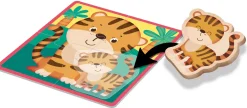 Hot Montessori Baby Legno Puzzle Animals Puzzle In Legno