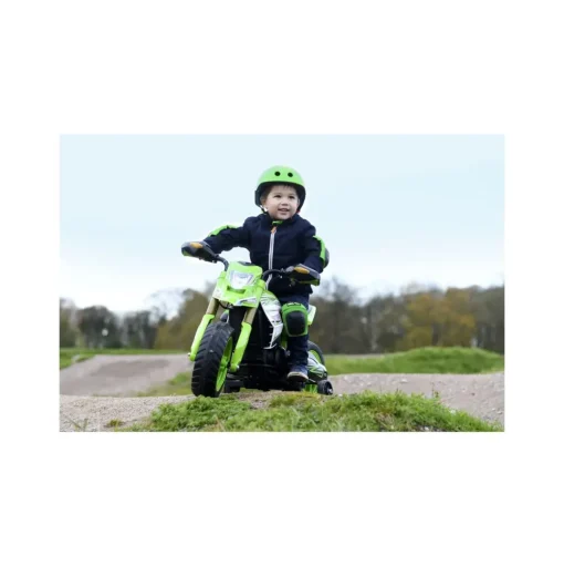 Hot Moto Cross 6V Per Bimbi: Fari, Suoni Realistici, Poggiapiedi, Stabilizzatore E Caricabatteria Inclusi Adatta A Bambini Dai 3 Ai 5 Anni Cavalcabili Elettrici