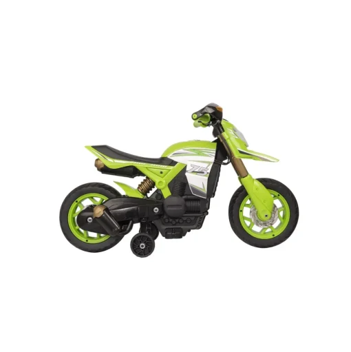 Hot Moto Cross 6V Per Bimbi: Fari, Suoni Realistici, Poggiapiedi, Stabilizzatore E Caricabatteria Inclusi Adatta A Bambini Dai 3 Ai 5 Anni Cavalcabili Elettrici